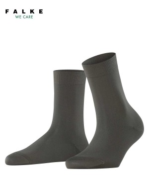 Falke Cotton Touch Socks Sokken Dames Groen | TDVNHU-407