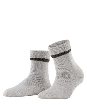 Falke Cuddle Pads House socks Sokken Dames Grijs | XRMFSQ-186