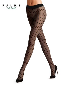 Falke Darling 15 DEN Tights Tights Dames Zwart | XEVDMN-832