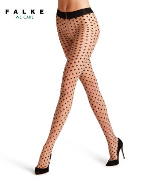 Falke Darling 15 DEN Tights Tights Dames Beige | WZXFVB-603