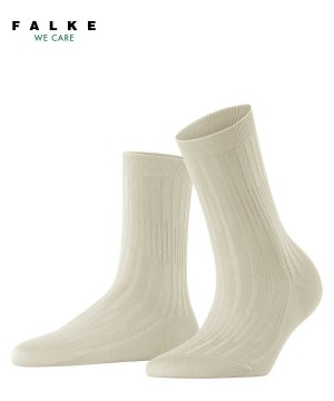 Falke Dash Rib Socks Sokken Dames Beige | MWIXNP-276