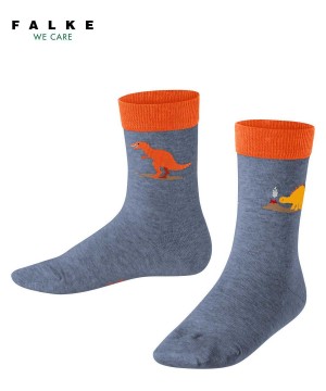 Falke Dinosaurs Socks Sokken Kinderen Blauw | FDIZXJ-649