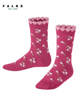 Falke Ditsy Flowers Socks Sokken Kinderen Paars | TSLVFZ-921