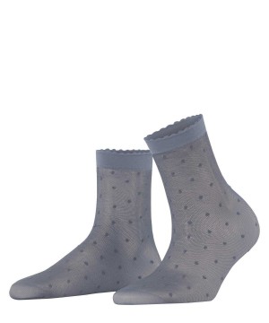 Falke Dot 15 DEN Ankle socks Sokken Dames Grijs | SOWRMB-291