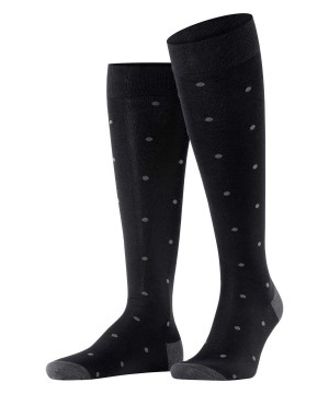 Falke Dot Knee-high Socks Sokken Heren Grijs | CYQHPV-127