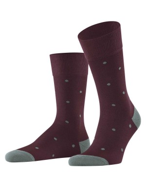 Falke Dot Socks Sokken Heren Rood | YUXVOB-742