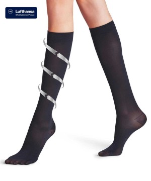 Falke Energize 50 DEN Knee-high Socks Sokken Dames Blauw | UHFKAI-369