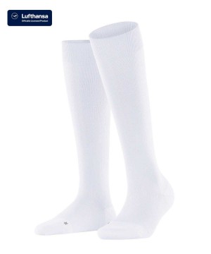 Falke Energizer Knee-high Socks Sokken Dames Wit | VMFIXL-528