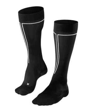 Falke Energizing Knee-high Socks Health Sports Socks Dames Zwart | VFQHDE-761