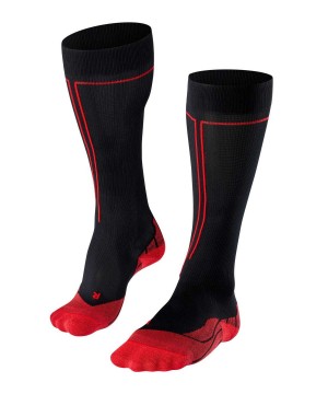 Falke Energizing Knee-high Socks Health Sports Socks Dames Zwart | ADEVQK-871