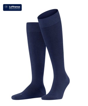 Falke Energizing Wool Knee-high Socks Sokken Heren Blauw | TRZSKO-714