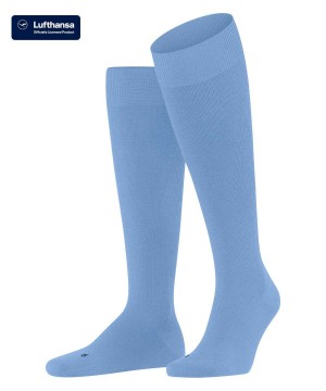 Falke Energizing Wool Knee-high Socks Sokken Heren Blauw | AZTDHF-087