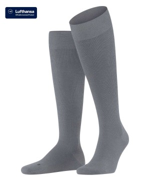 Falke Energizing Wool Knee-high Socks Sokken Heren Grijs | LXRQIN-492