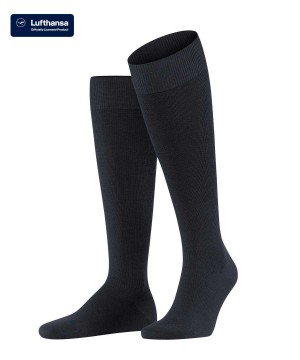 Falke Energizing Wool Knee-high Socks Sokken Heren Blauw | KRCPQL-815