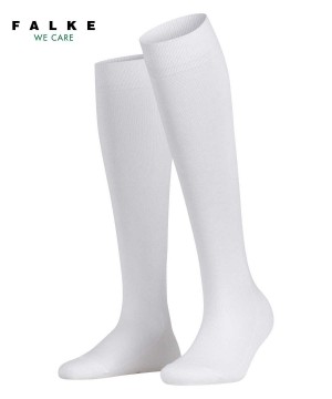 Falke Family Knee-high Socks Sokken Dames Wit | WETKXS-893