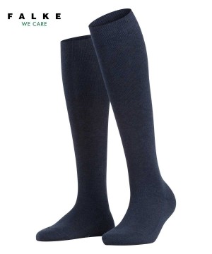 Falke Family Knee-high Socks Sokken Dames Blauw | KQTZSM-892