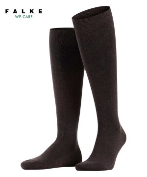Falke Family Knee-high Socks Sokken Heren Bruin | PKVSWJ-947