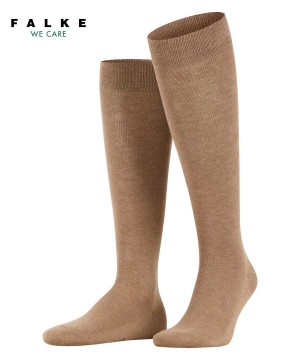Falke Family Knee-high Socks Sokken Heren Bruin | BYWOHL-253