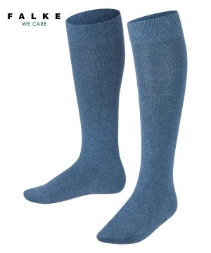 Falke Family Knee-high Socks Sokken Kinderen Blauw | FZGBQN-549