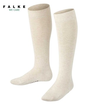 Falke Family Knee-high Socks Sokken Kinderen Beige | KAMVJI-760