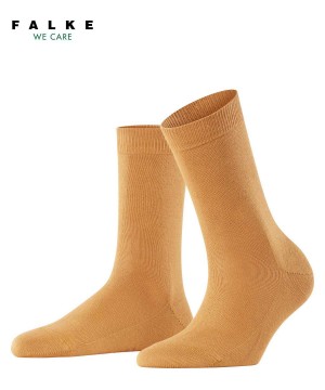 Falke Family Socks Sokken Dames Geel | MXUEHR-749