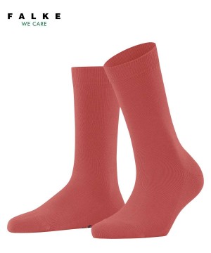 Falke Family Socks Sokken Dames Rood | YKBAFC-745