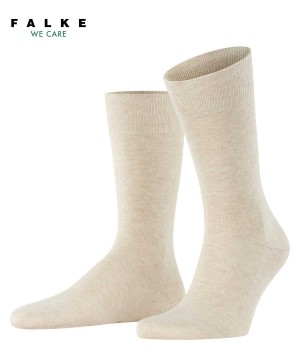 Falke Family Socks Sokken Heren Beige | AZXMQJ-567