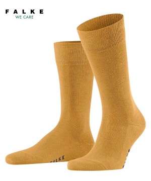 Falke Family Socks Sokken Heren Geel | OMRIPH-369