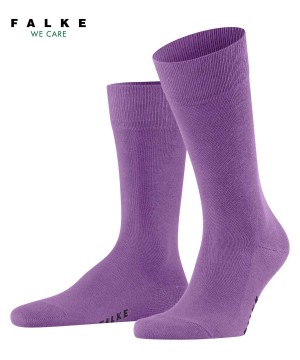 Falke Family Socks Sokken Heren Paars | ZEWSQK-592