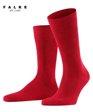 Falke Family Socks Sokken Heren Rood | NRKCYF-875