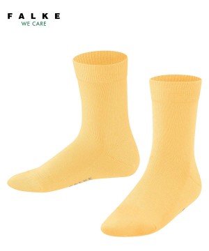 Falke Family Socks Sokken Kinderen Geel | EXINZR-594
