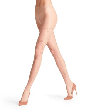 Falke Feather Herb 15 DEN Tights Tights Dames Bruin | YUNQIZ-746