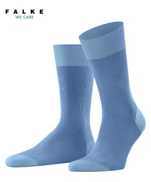Falke Fine Shadow Socks Sokken Heren Blauw | HADWYB-578