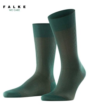Falke Fine Shadow Socks Sokken Heren Groen | BLWHIQ-839