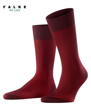 Falke Fine Shadow Socks Sokken Heren Rood | UOQJEY-497