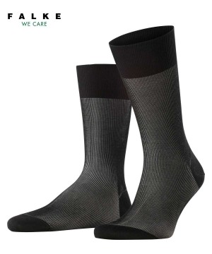 Falke Fine Shadow Socks Sokken Heren Zwart | CSKODR-275