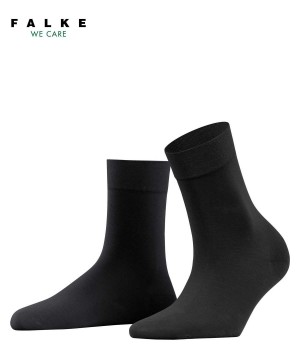 Falke Fine Softness 50 DEN Socks Sokken Dames Zwart | CBIDTR-032