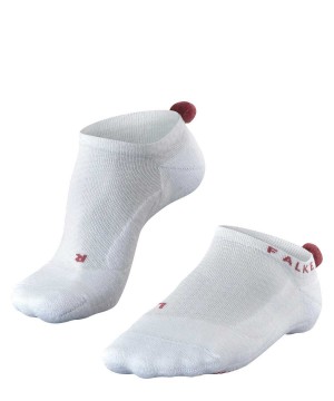 Falke GO2 Pompom Golf Invisibles Sports Socks Dames Wit | FDTOZR-035