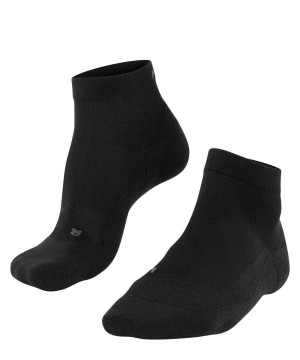 Falke GO2 Short Golf Short sock Sokken Heren Zwart | QSBJGV-459