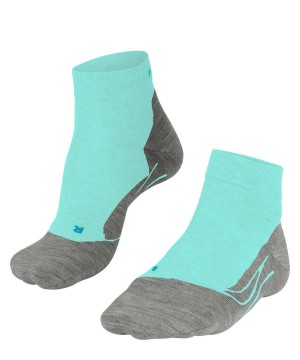 Falke GO2 Short Golf Short sock Sports Socks Dames Blauw | IEJGPM-921