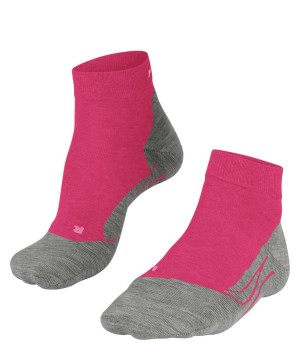 Falke GO2 Short Golf Short sock Sports Socks Dames Rood | ENUATY-906