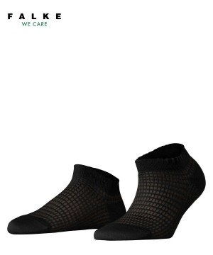 Falke Grassbraid Sneaker Socks Sokken Dames Zwart | CZPQKU-625