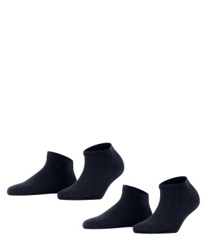 Falke Happy 2-Pack Sneaker socks Sokken Dames Blauw | SITFWZ-129
