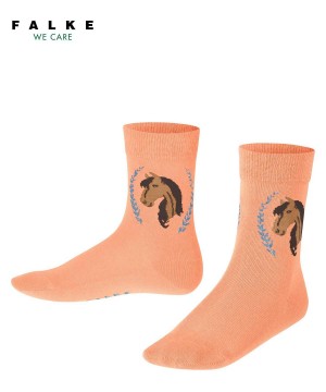 Falke Horse Socks Sokken Kinderen Rood | ZWYALP-751
