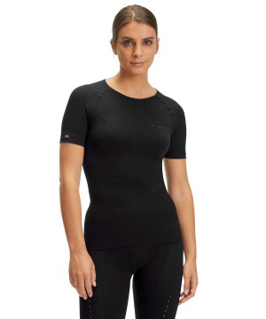 Falke Impulse Running T-Shirt Round-neck Health Overhemd Met Korte Mouwen Dames Zwart | DBKLEU-531