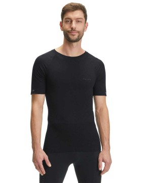 Falke Impulse Running T-Shirt Round-neck Health Overhemd Met Korte Mouwen Heren Zwart | PKMEWO-965