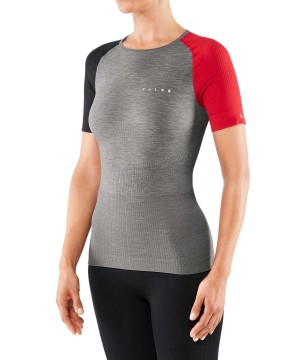Falke Impulse Running T-Shirt Round-neck Overhemd Met Korte Mouwen Dames Grijs | XRMIFA-982