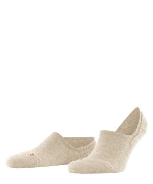 Falke Keep Warm Invisibles No Show Socks Dames Beige | VMQZOS-560