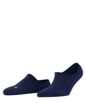 Falke Keep Warm Invisibles No Show Socks Dames Blauw | HGBRQL-078