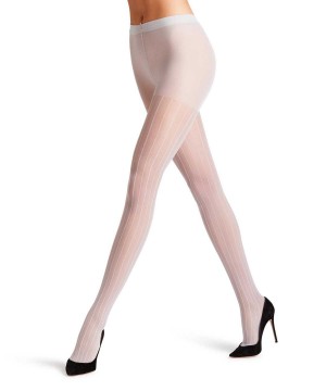 Falke Linear Lounge 25 DEN Tights Tights Dames Grijs | NGCAMZ-814